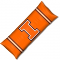 Illinois Fighting Illini NCAA College 19" x 54" Body Pillow