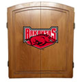 Arkansas Razorbacks Dart Board Cabinet