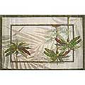 Palm Fronds Rug (39" x 58")