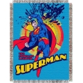 Superman Smash 48" x 60" Metallic Tapestry Throw