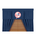 New York Yankees MLB Microsuede Window Valance