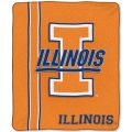 Illinois Fighting Illini College "Jersey" 50" x 60" Raschel Throw