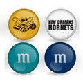 New Orleans Hornets Custom Printed NBA M&M's With Team Logo