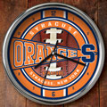 Syracuse Orange NCAA College 12" Chrome Wall Clock