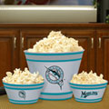 Florida Marlins MLB Melamine 3 Bowl Serving Set