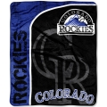 Colorado Rockies MLB Micro Raschel Blanket 50" x 60"