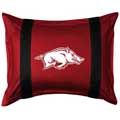 Arkansas Razorbacks Side Lines Pillow Sham