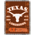 Texas Longhorns NCAA College "Commemorative" 48"x 60" Tapestry Throw