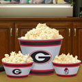 Georgia UGA Bulldogs NCAA College Melamine 3 Bowl Serving Set