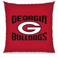 UGA University of Georgia Bulldogs 18" Toss Pillow