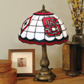 North Carolina State Wolfpack NCAA College Stained Glass Tiffany Table Lamp