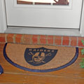 Oakland Raiders NFL Half Moon Outdoor Door Mat