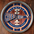 Virginia Cavaliers Cavs NCAA College 12" Chrome Wall Clock