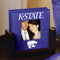 Kansas State Wildcats NCAA College Art Glass Photo Frame Coaster Set