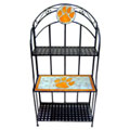NCAA Clemson Tigers Stained Glass Bakers Rack