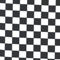 Fascar Full Size Hugger - Black & White Check