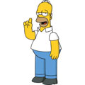 Homer Says Fathead Simpsons Wall Graphic