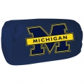 Michigan Wolverines NCAA College 14" x 8" Beaded Spandex Bolster Pillow