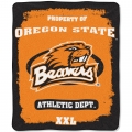 Oregon State Beavers College "Property of" 50" x 60" Micro Raschel Throw