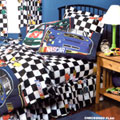 NASCAR Checkered Flag Twin Sheet Set