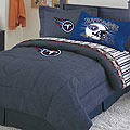 Tennessee Titans NFL Team Denim Queen Comforter / Sheet Set