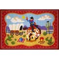 Ride 'Em Printed Rug (39" x 58")