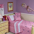 Dance On 4 Piece Toddler Bedding Set - Pink