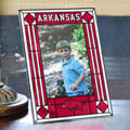 Arkansas Razorbacks NCAA College 9" x 6.5" Vertical Art-Glass Frame