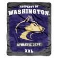 Washington Huskies College "Property of" 50" x 60" Micro Raschel Throw