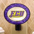 East Carolina Pirates NCAA College Art Glass Nightlight