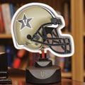 Vanderbilt Commodores NCAA College Neon Helmet Table Lamp