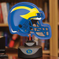Delaware Fightin Blue Hens NCAA College Neon Helmet Table Lamp