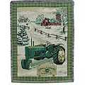 John Deere Antique Throw Blanket