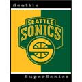 Seattle SuperSonics 60" x 80" All-Star Collection Blanket / Throw