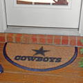 Dallas Cowboys NFL Half Moon Outdoor Door Mat