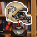 Colorado Buffalo NCAA College Neon Helmet Table Lamp