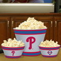 Philadelphia Phillies MLB Melamine 3 Bowl Serving Set