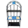 NCAA North Carolina Tarheels Stained Glass Bakers Rack