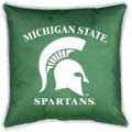 Michigan State Spartans Side Lines Toss Pillow