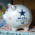 Dallas Cowboys NFL Ceramic Piggy Bank