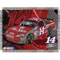 Tony Stewart #14 Old Spice NASCAR "Flash" 48" x 60" Metallic Tapestry Throw