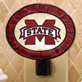 Mississippi State Bulldogs NCAA College Art Glass Nightlight