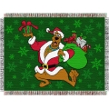 Scooby Doo Santa Holiday 48" x 60" Metallic Tapestry Throw