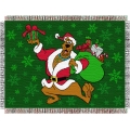 Scooby Doo Santa Holiday 48" x 60" Metallic Tapestry Throw