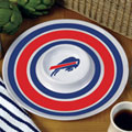 Buffalo Bills NFL 14" Round Melamine Chip and Dip Bowl