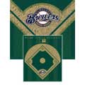 Milwaukee Brewers 60" x 50" Diamond Fleece Blanket / Throw