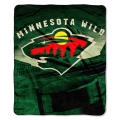 Minnesota Wild NHL Micro Raschel Blanket 50" x 60"