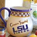 LSU Louisiana State Tigers NCAA College 14" Gameday Ceramic Chip and Dip Platter
