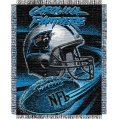 Carolina Panthers NFL "Spiral" 48" x 60" Triple Woven Jacquard Throw