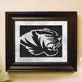 Missouri Tigers NCAA College Laser Cut Framed Logo Wall Art